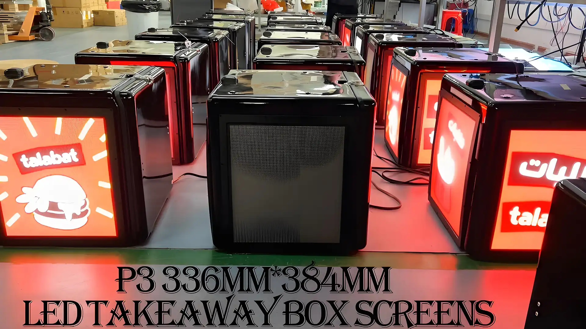 RESTAURANT FOOD LED DELIVERY BOX SIGNS