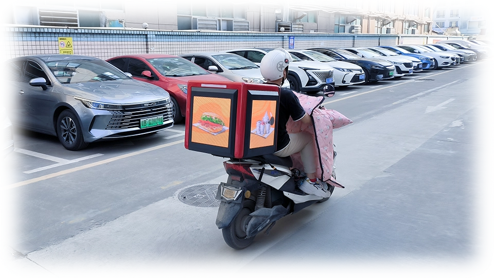 Takeaway Boxes LED Displays Features
