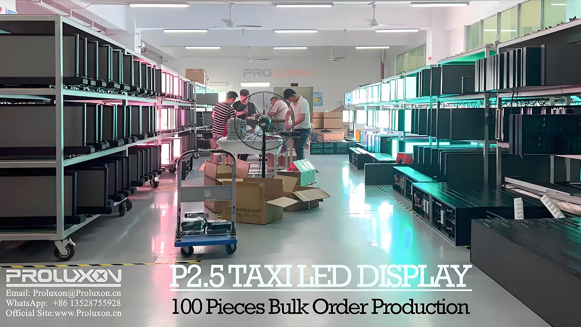 BATCH PRODUCTION TAXI LED DISPLAYS