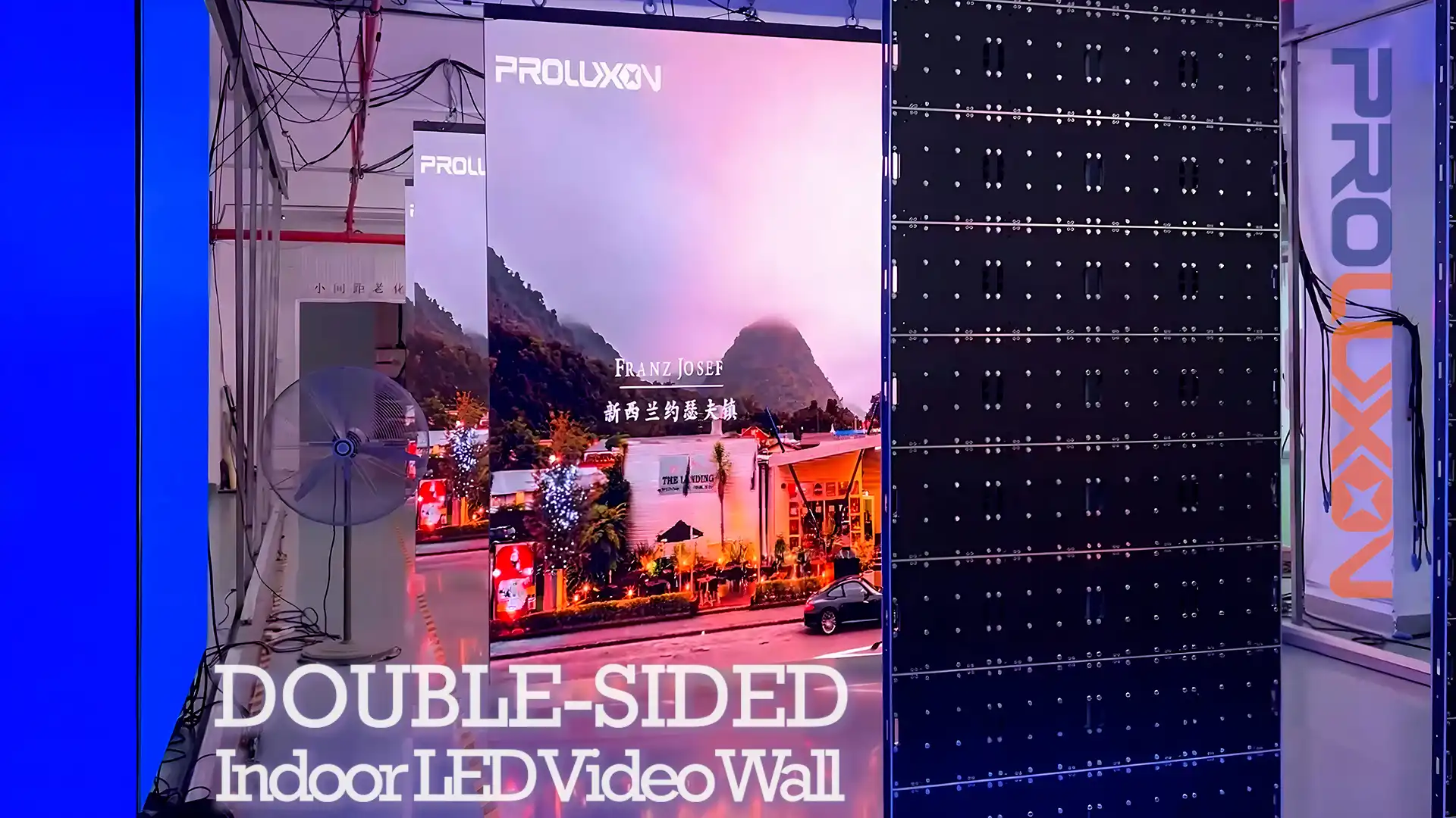 DOUBLE-SIDED INDOOR FIXED LED VIDEO WALLS
