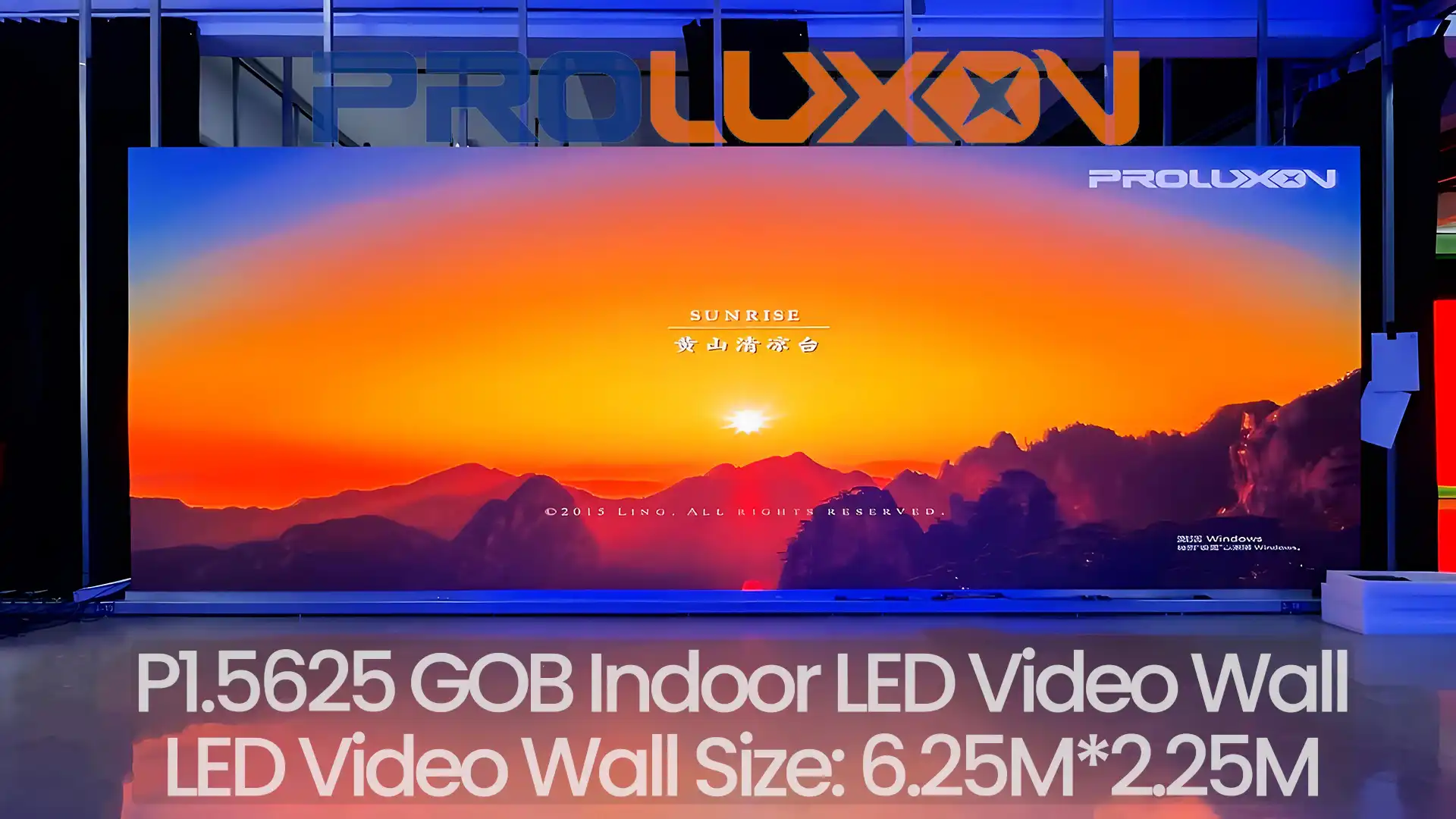 P1.5625 GOD INDOOR LED WALL DISPLAYS