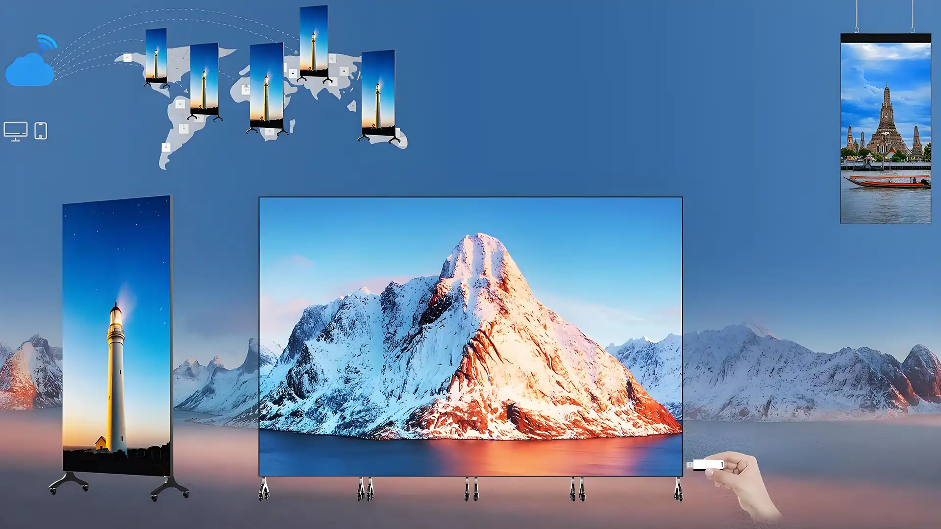 LED POSTER DISPLAY SCREENS APPLICATION SCENARIOS