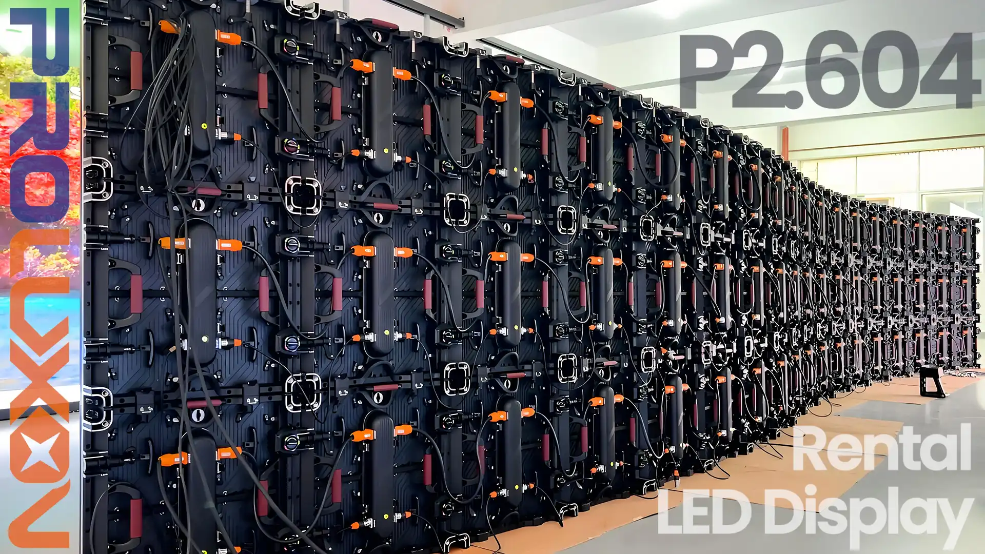 Curved Outdoor Rental LED Screen Walls