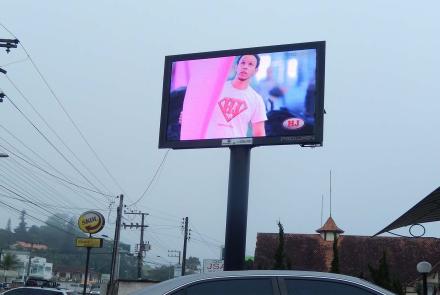Brazil P12 Outdoor Commercial Advertising LED Display Screen Projects